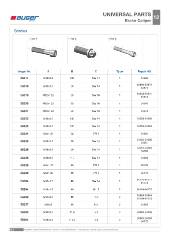 Spare parts OEM cross-references