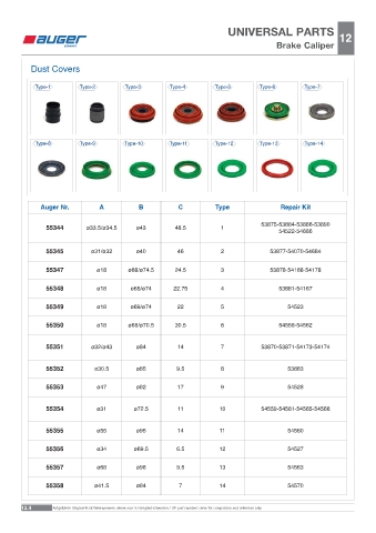 Spare parts OEM cross-references