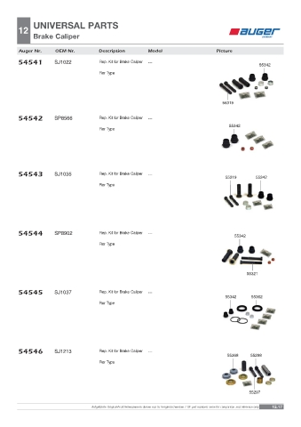 Spare parts OEM cross-references