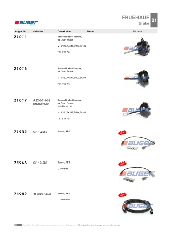 Spare parts cross-references for trucks and trailers