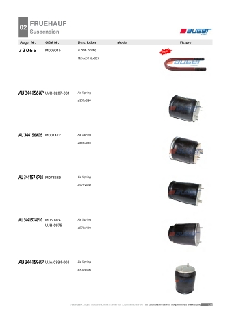 Spare parts cross-references for trucks and trailers