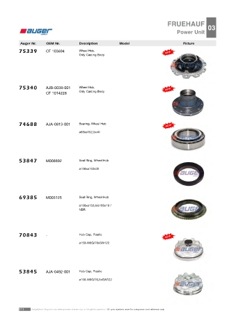 Spare parts cross-references for trucks and trailers