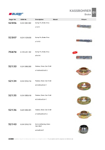 Spare parts cross-references for trucks and trailers