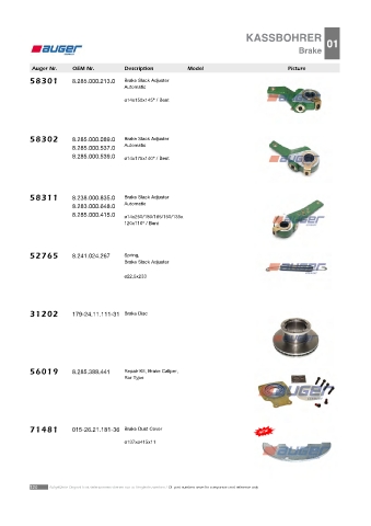 Spare parts cross-references for trucks and trailers