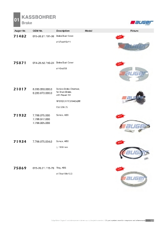 Spare parts cross-references for trucks and trailers