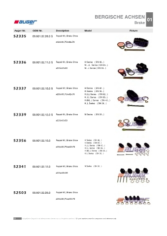 Spare parts cross-references for trucks and trailers