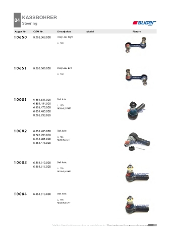 Spare parts cross-references for trucks and trailers