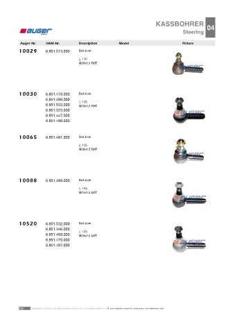 Spare parts cross-references for trucks and trailers