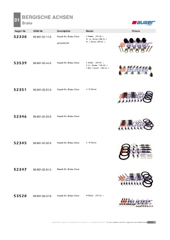 Spare parts cross-references for trucks and trailers