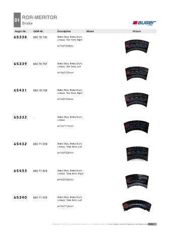 Spare parts cross-references for trucks and trailers