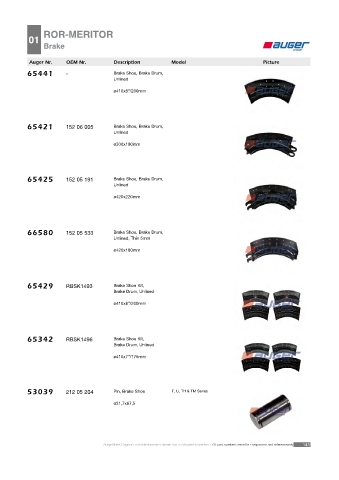 Spare parts cross-references for trucks and trailers