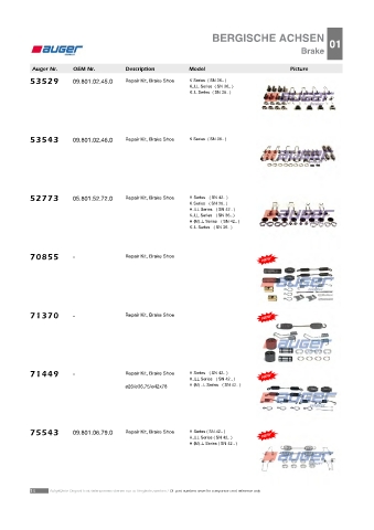 Spare parts cross-references for trucks and trailers