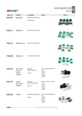 Spare parts cross-references for trucks and trailers