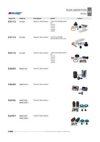 Spare parts cross-references for trucks and trailers