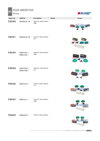 Spare parts cross-references for trucks and trailers