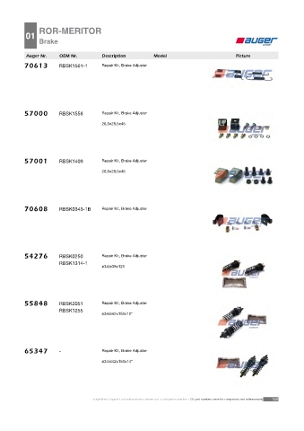 Spare parts cross-references for trucks and trailers