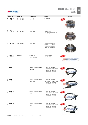 Spare parts cross-references for trucks and trailers