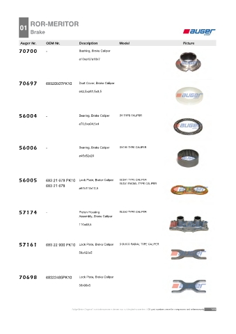 Spare parts cross-references for trucks and trailers