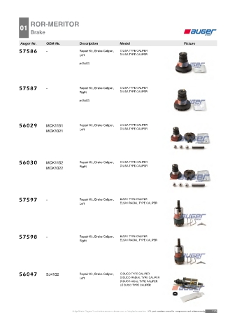 Spare parts cross-references for trucks and trailers