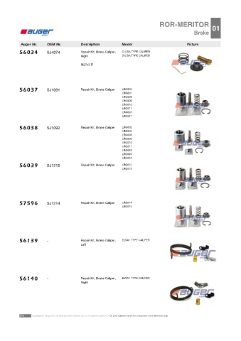 Spare parts cross-references for trucks and trailers