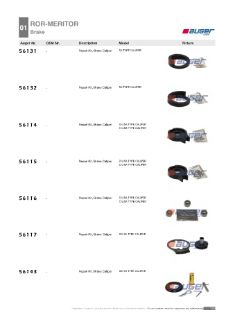 Spare parts cross-references for trucks and trailers