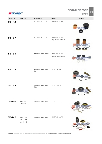 Spare parts cross-references for trucks and trailers