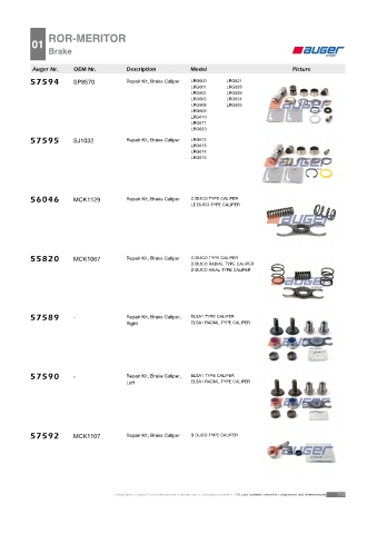 Spare parts cross-references for trucks and trailers