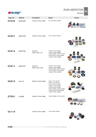 Spare parts cross-references for trucks and trailers