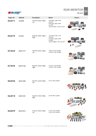 Spare parts cross-references for trucks and trailers