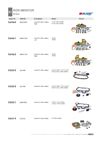 Spare parts cross-references for trucks and trailers