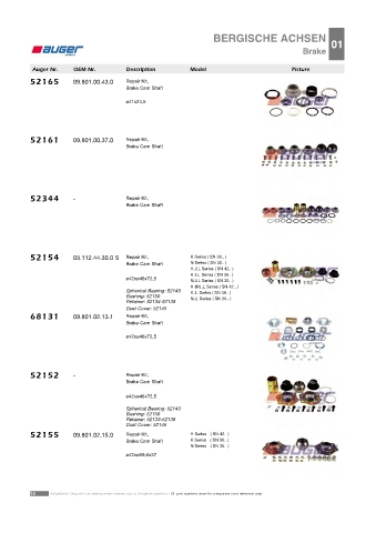 Spare parts cross-references for trucks and trailers