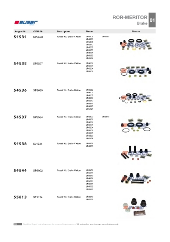 Spare parts cross-references for trucks and trailers