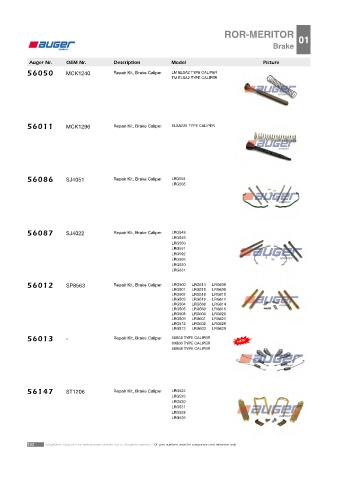 Spare parts cross-references for trucks and trailers