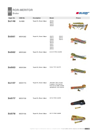 Spare parts cross-references for trucks and trailers