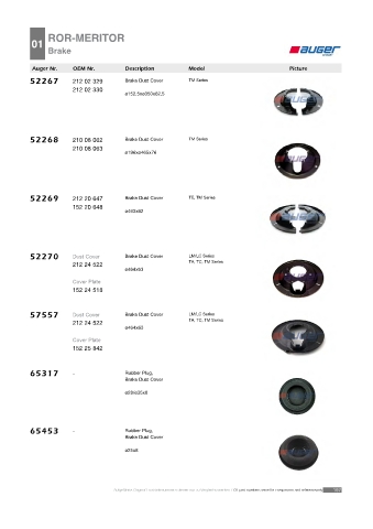 Spare parts cross-references for trucks and trailers