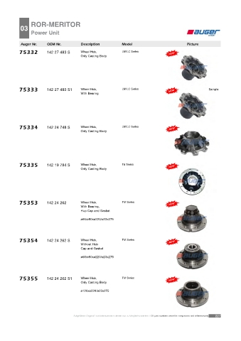 Spare parts cross-references for trucks and trailers