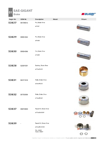 Spare parts cross-references for trucks and trailers