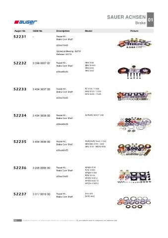 Spare parts cross-references for trucks and trailers