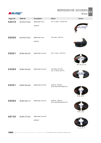 Spare parts cross-references for trucks and trailers