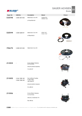 Spare parts cross-references for trucks and trailers