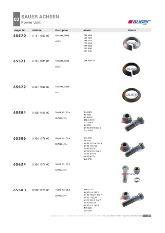 Spare parts cross-references for trucks and trailers