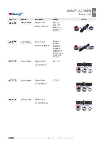 Spare parts cross-references for trucks and trailers