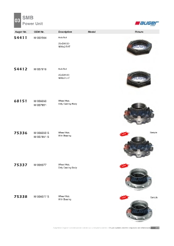 Spare parts cross-references for trucks and trailers