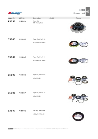 Spare parts cross-references for trucks and trailers