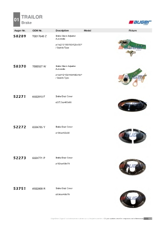 Spare parts cross-references for trucks and trailers