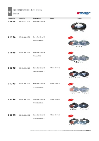 Spare parts cross-references for trucks and trailers