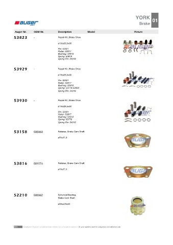 Spare parts cross-references for trucks and trailers