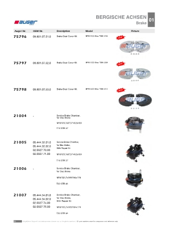 Spare parts cross-references for trucks and trailers