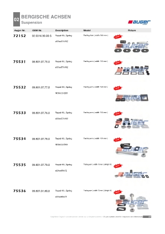 Spare parts cross-references for trucks and trailers