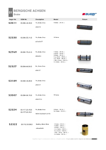 Spare parts cross-references for trucks and trailers